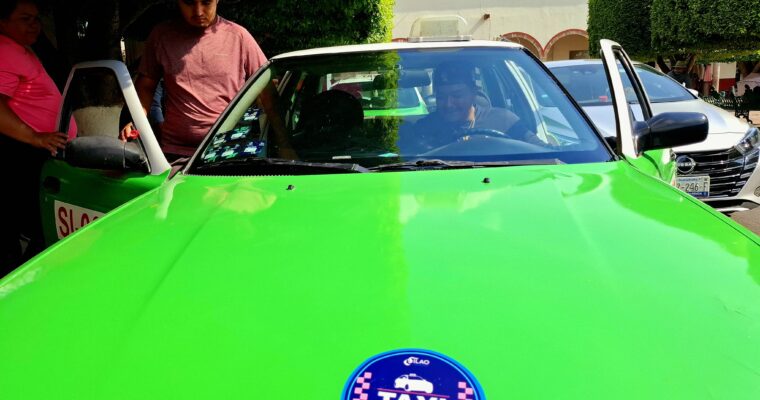 Reunión de taxistas en Guanajuato