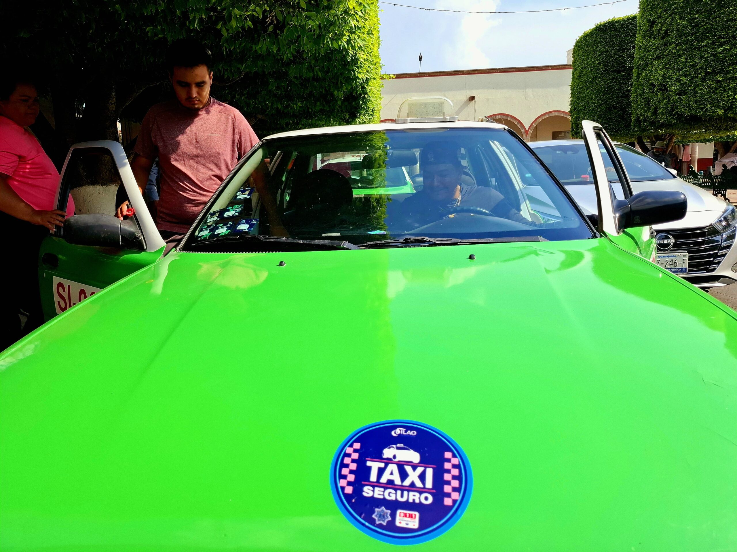 Reunión de taxistas en Guanajuato