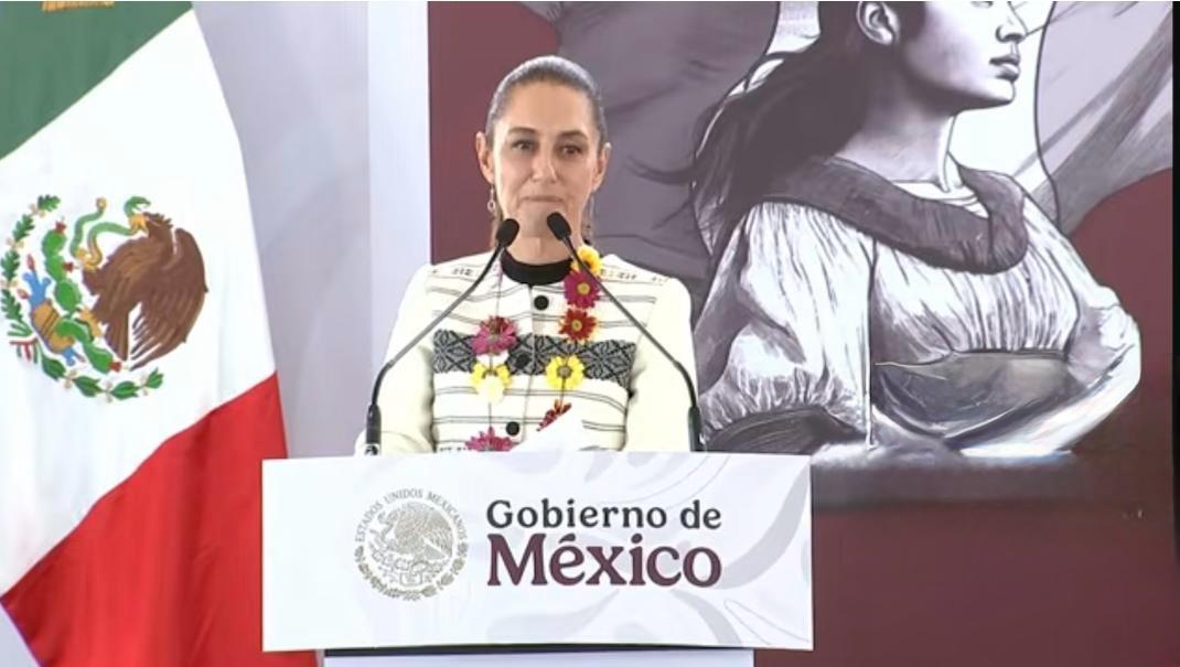 La presidenta Claudia rindió su primer informe en León