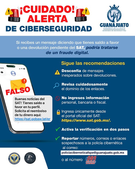 Cuidado: alertan por mensajes falsos de DHL y SAT en Guanajuato; buscan ...