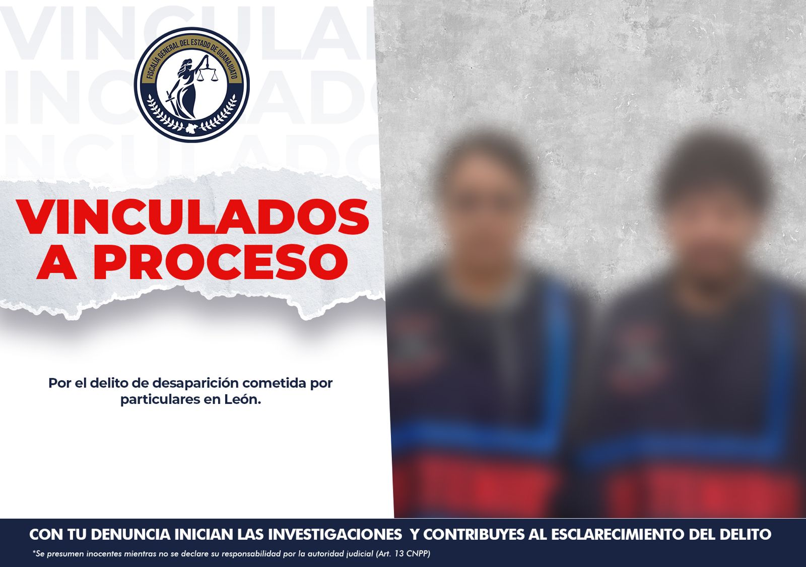 Acusados por desaparición de particulares.