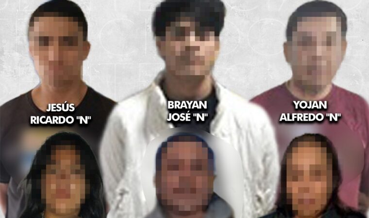 Desarticulan banda de extorsionadores