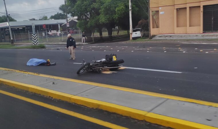 Murió motociclista en Celaya