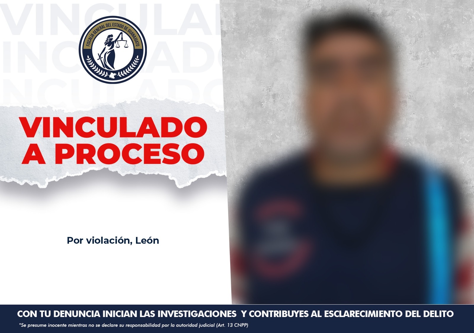 Acusado de violación, en León.
