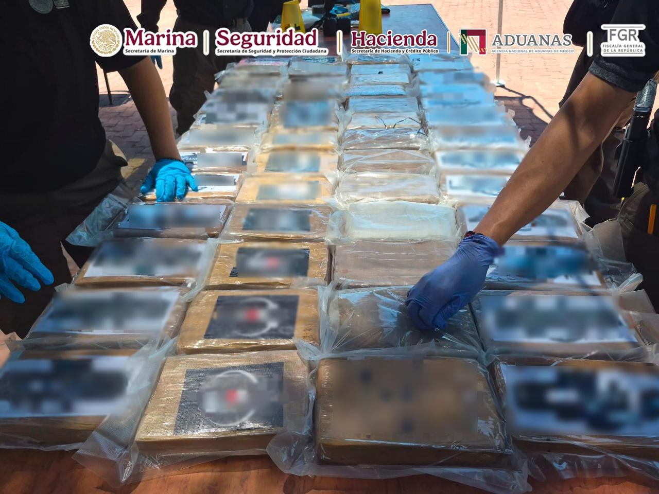 Droga estaba oculta en contenedor en Manzanillo