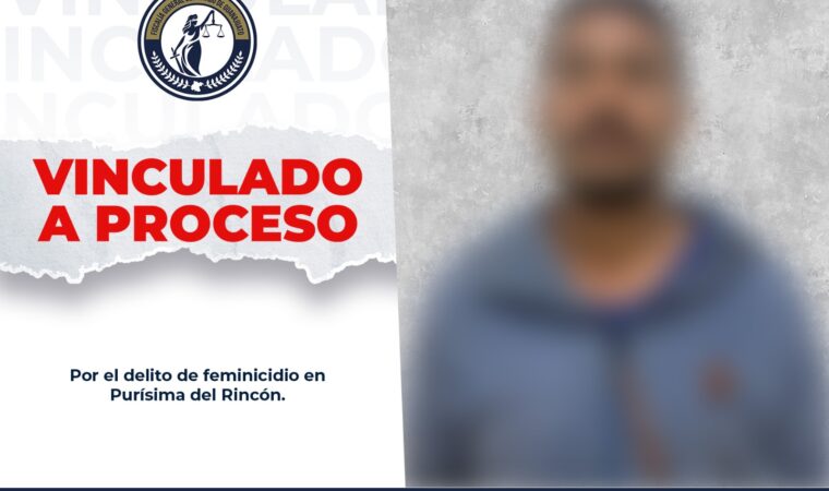 Sentenciado por feminicidio en Purísima del Rincón