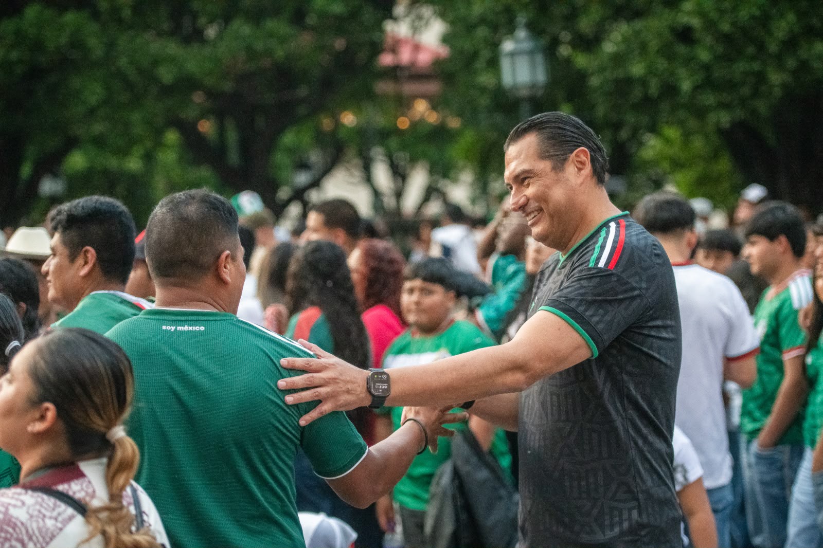 Festejos de fútbol, familiar y felices en San Miguel de Allende