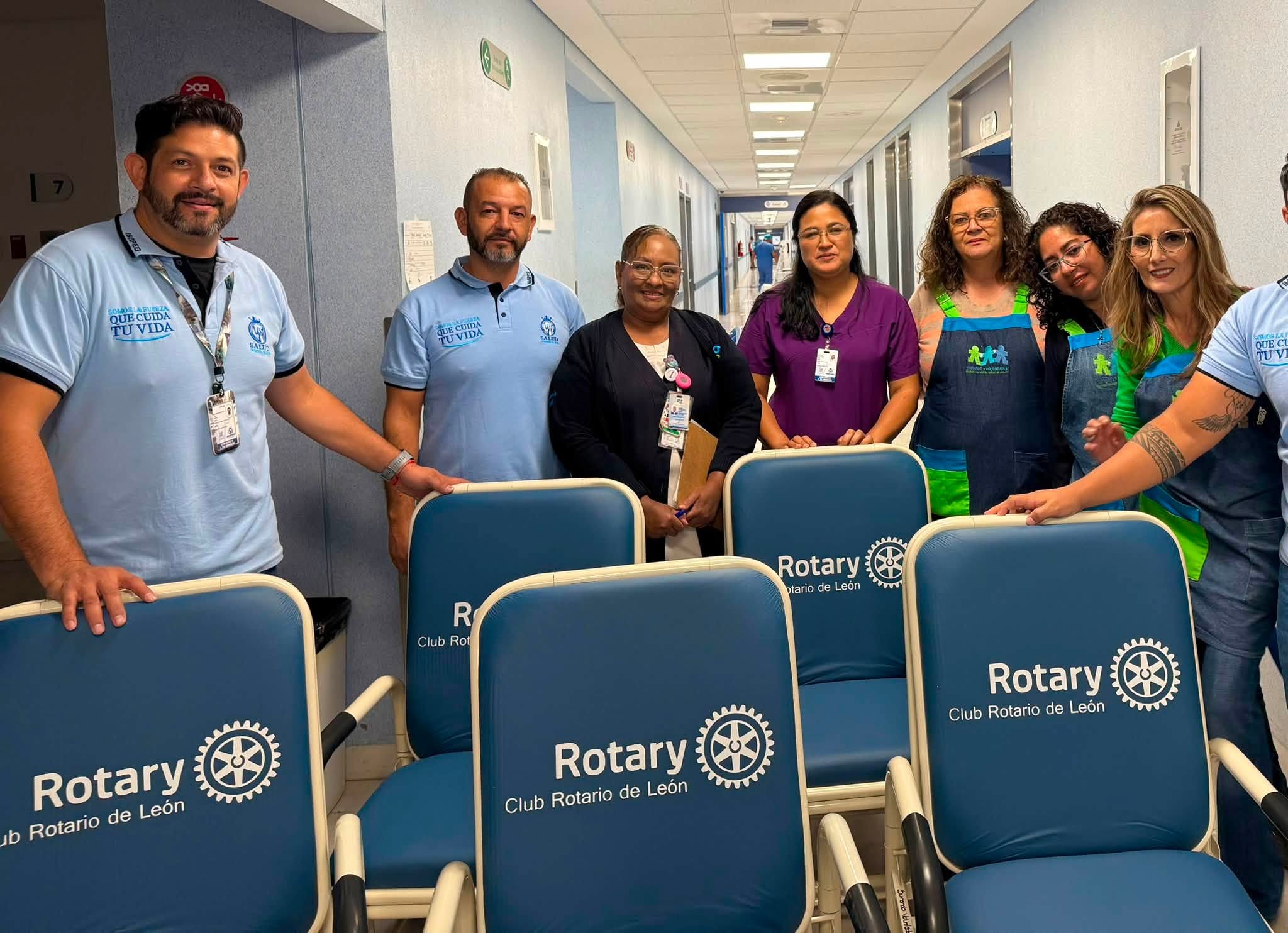 Reciben donación, Hospital de León