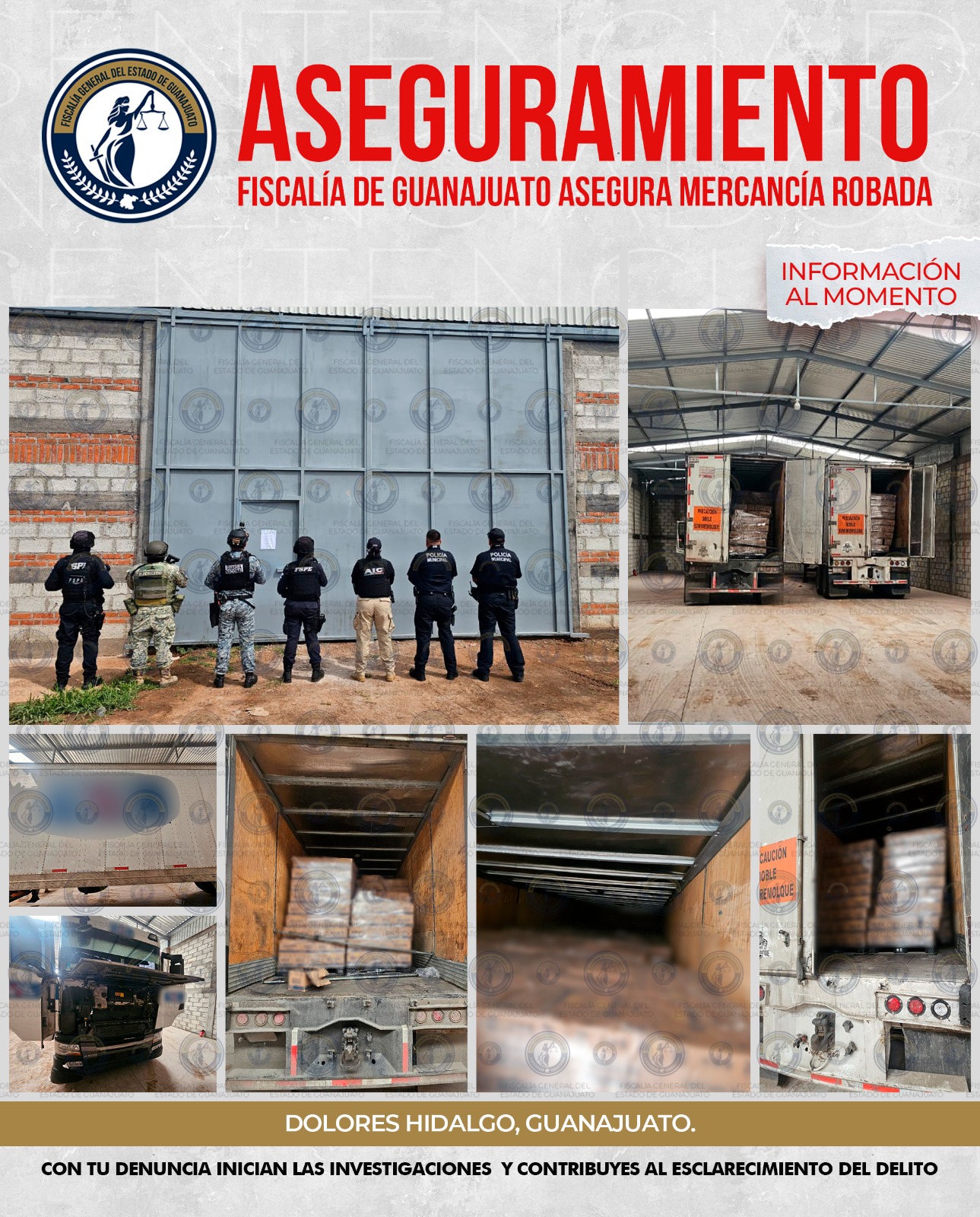 Desmantelan bodega en Dolores Hidalgo