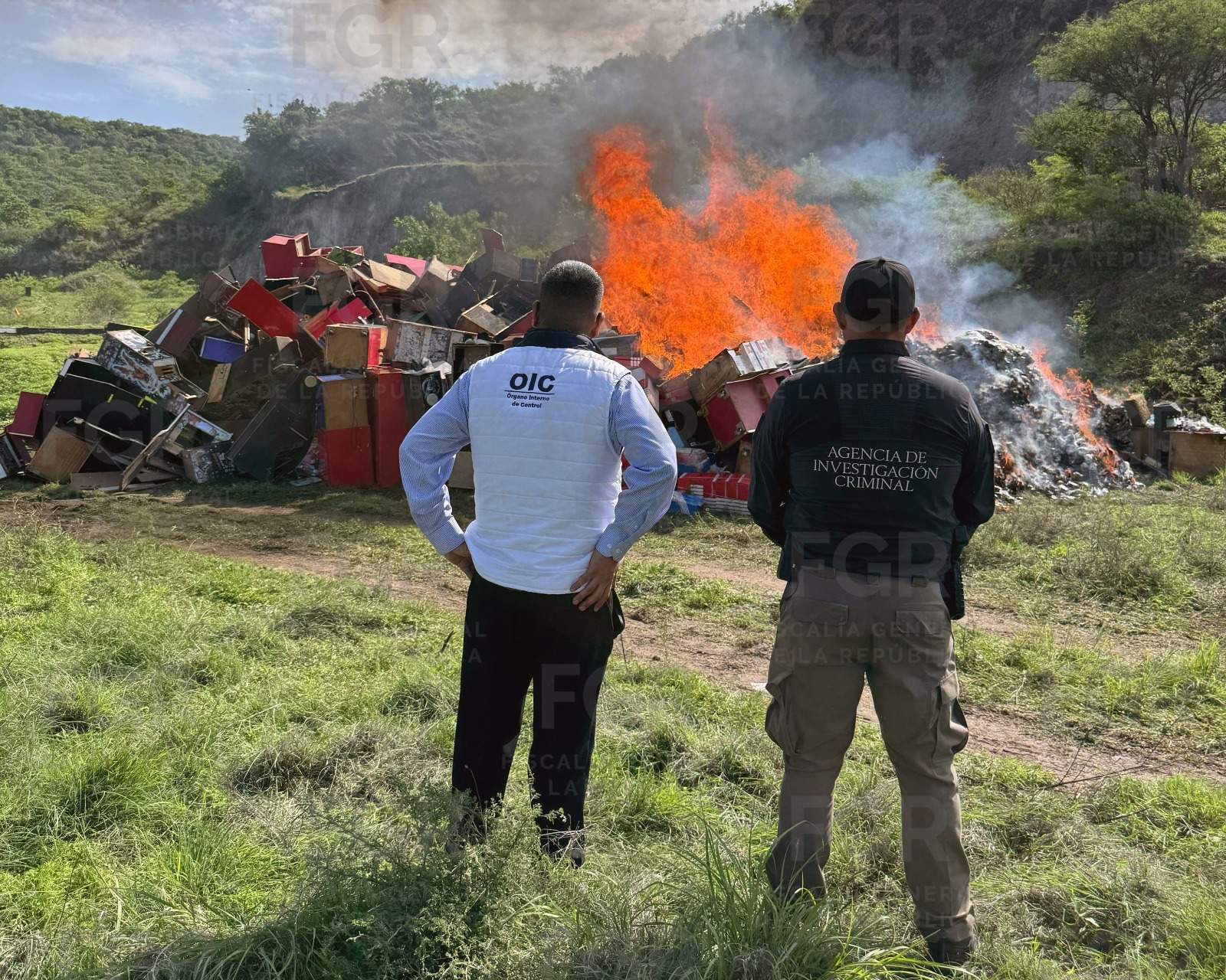 destruyen droga