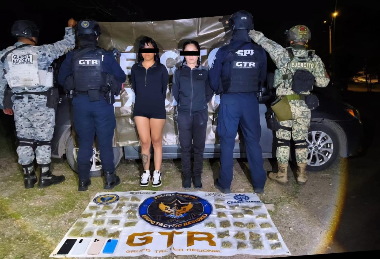 Mujeres con droga en León