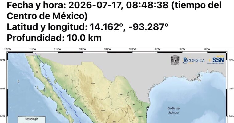 sismo en chiapas