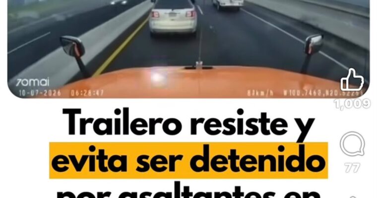 Intentan asaltar a trailero en Guanajuato