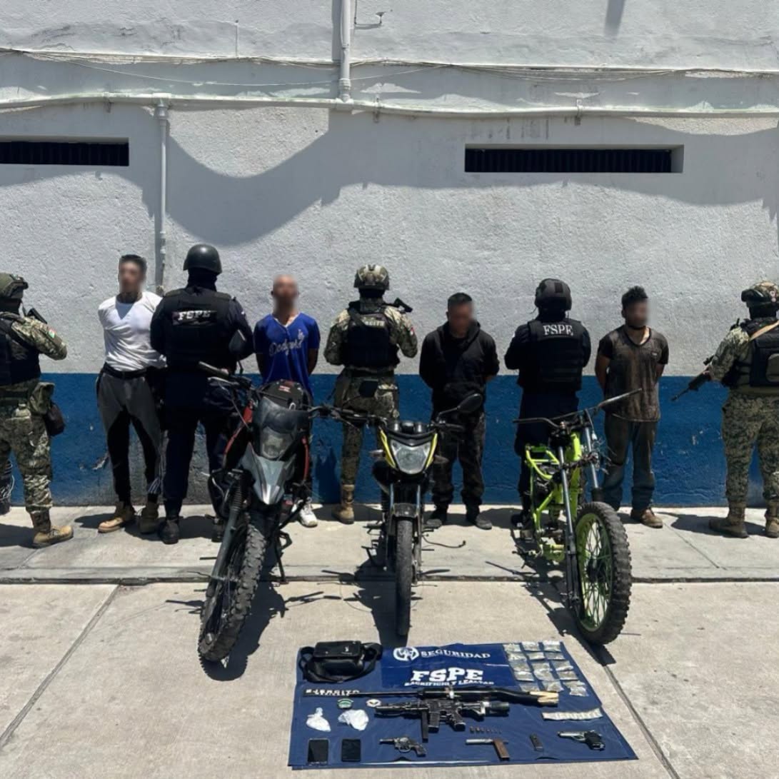 Detienen a cuatro con armas y droga en Acámbaro
