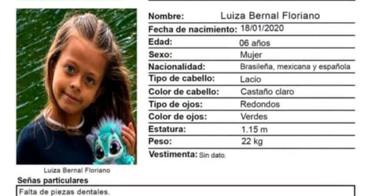 Reportan a niña extraviada