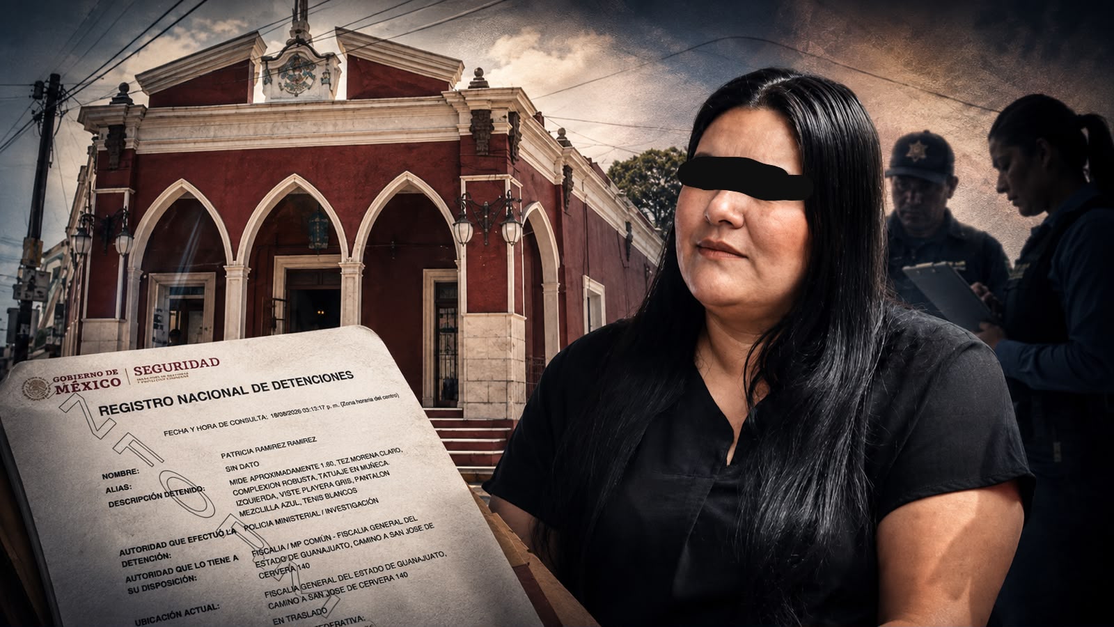 Funcionarios detenidos en Romita