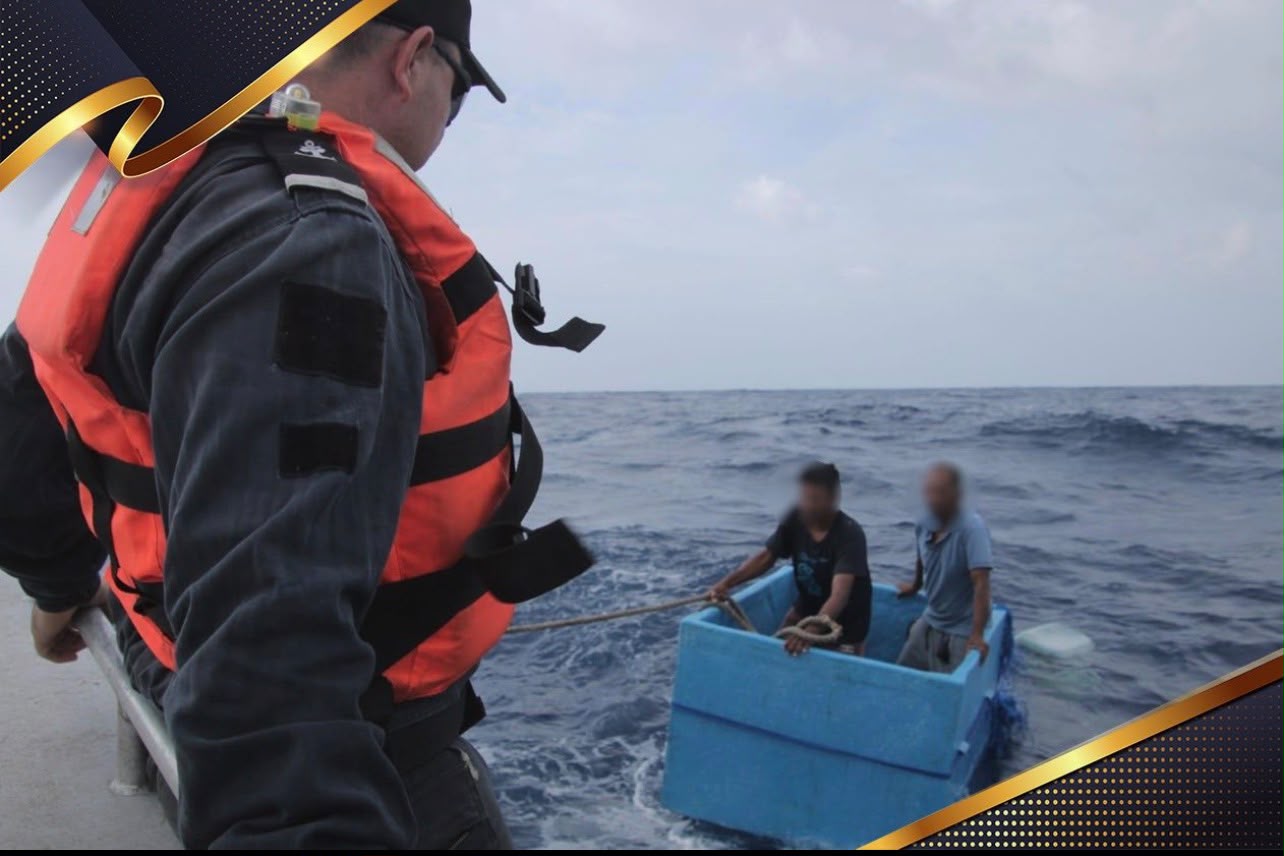 Rescatan a pescadores