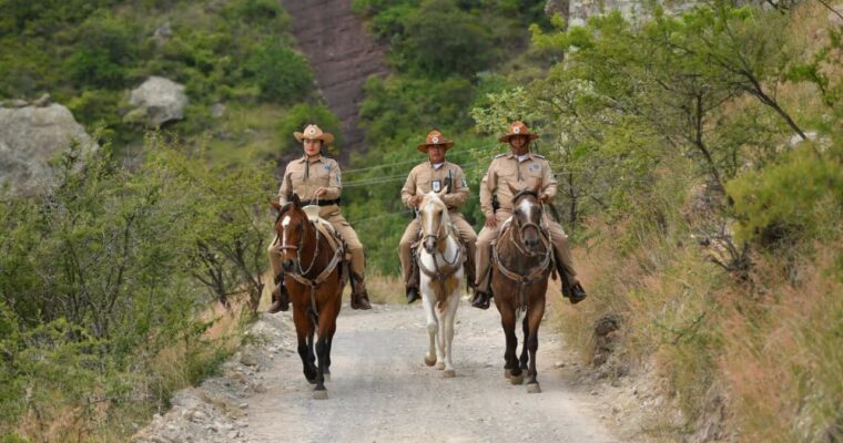 Saldo blanco Fiesta de la Cueva, vigilancia a caballo