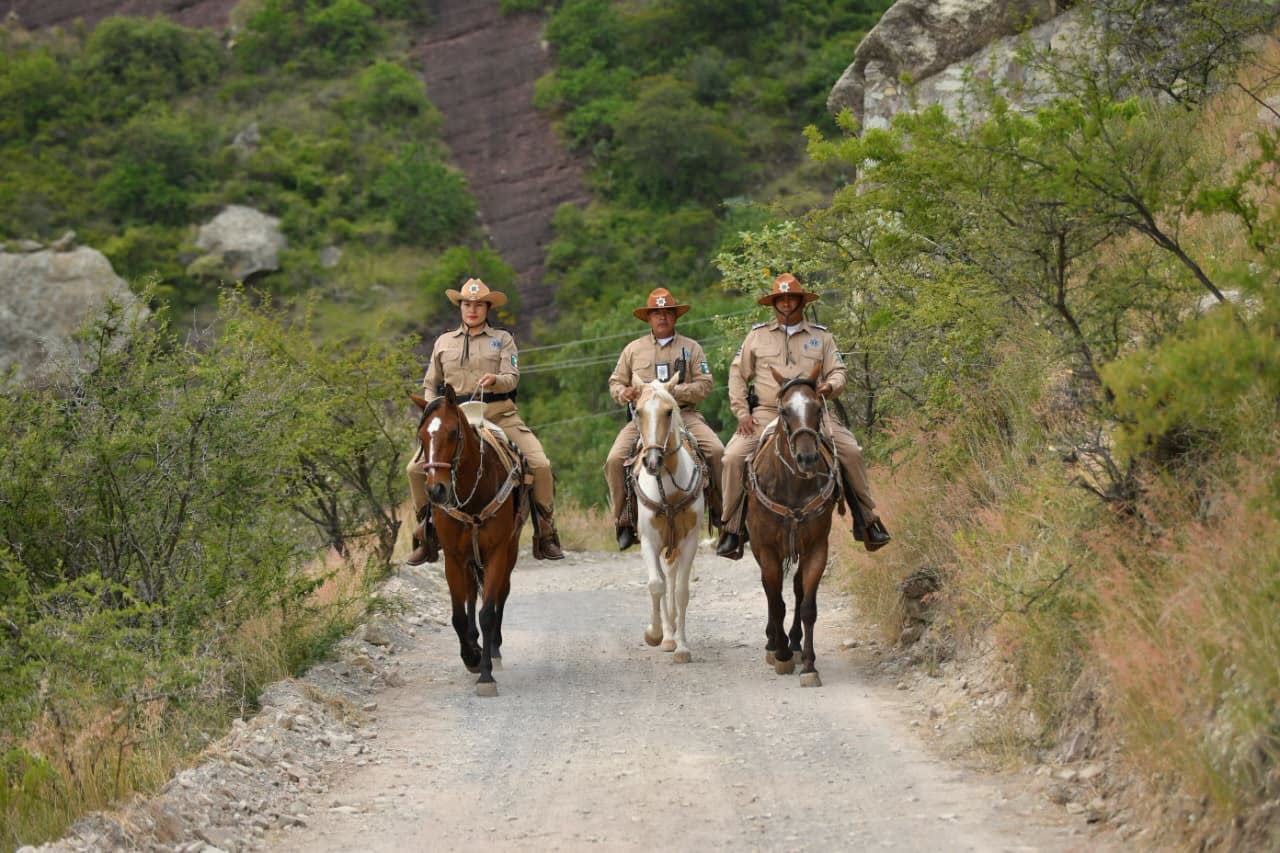 Saldo blanco Fiesta de la Cueva, vigilancia a caballo