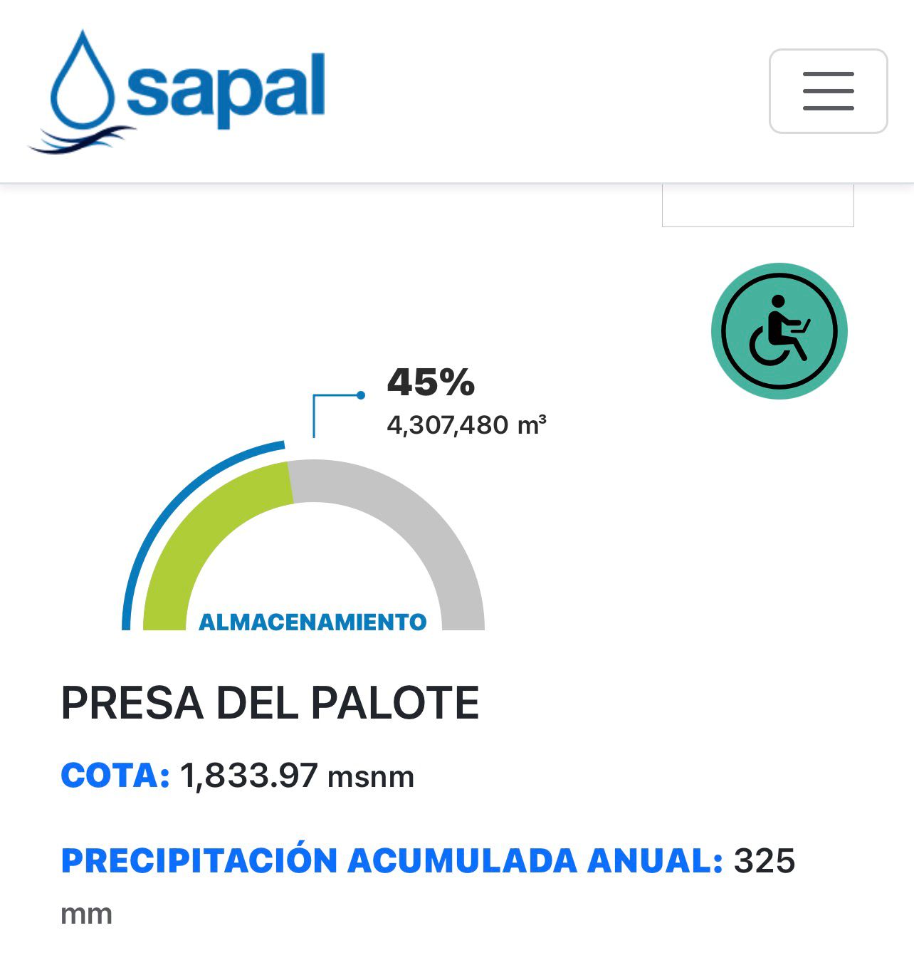 Presa del palote ni al 50 por ciento