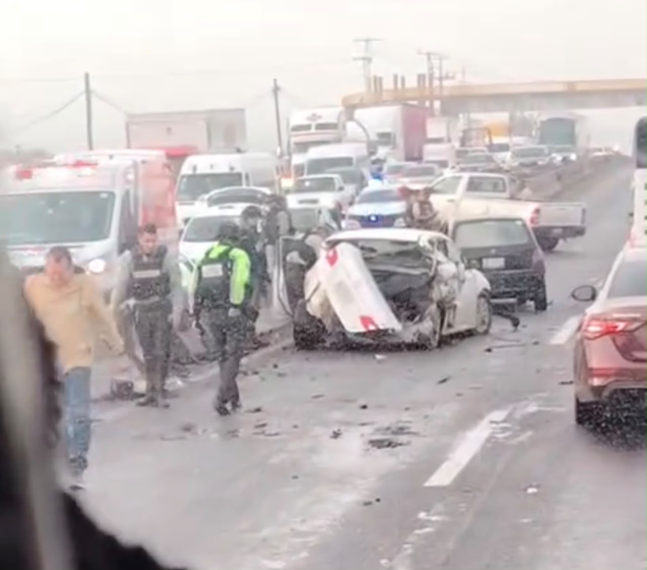 Accidente en la carretera Silao Irapuato
