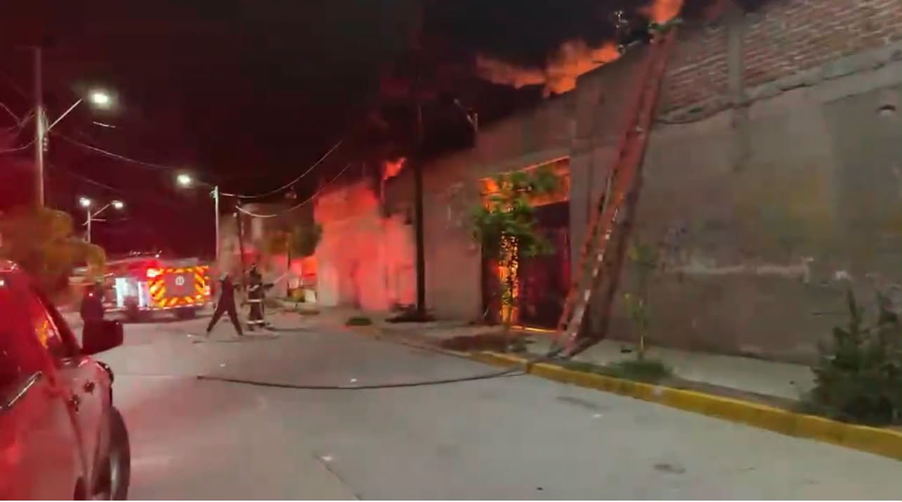Incendio en León
