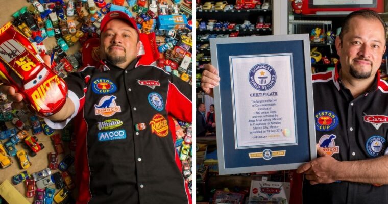 Mexicano celebra cinco años de romper record Guinness