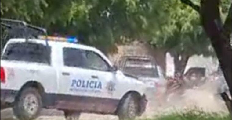 Roba patrulla en Celaya