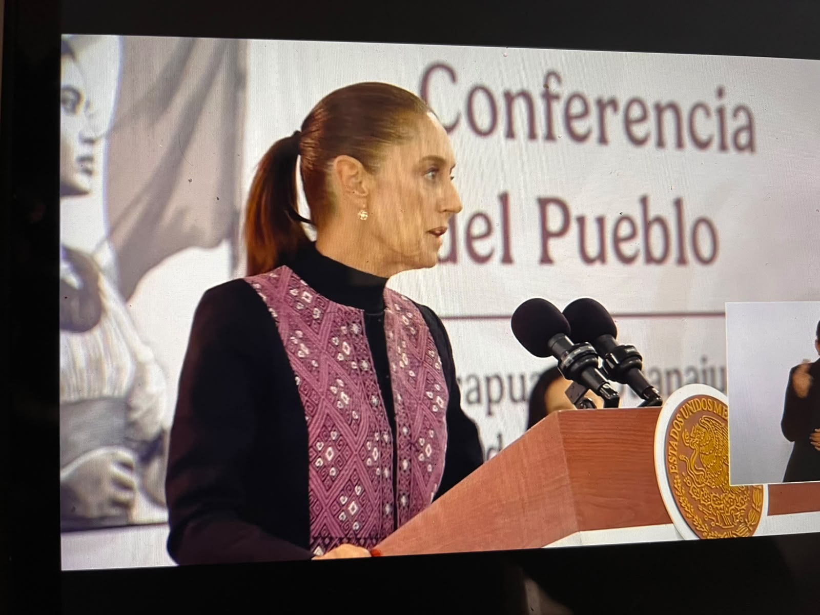 Frena Presidenta de México Acuaducto Solís