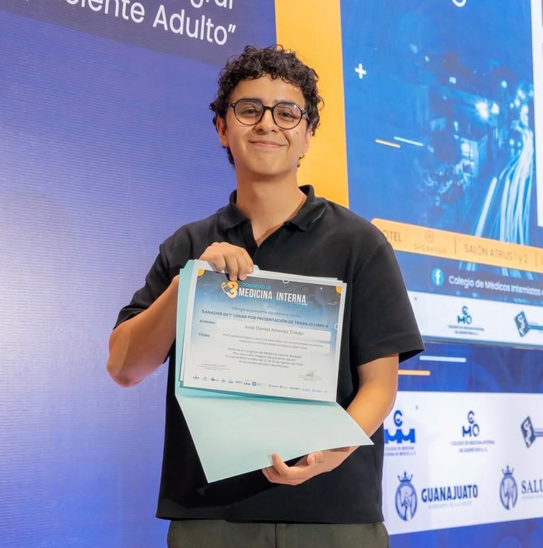 Estudiante de la UG gana premio en medicina
