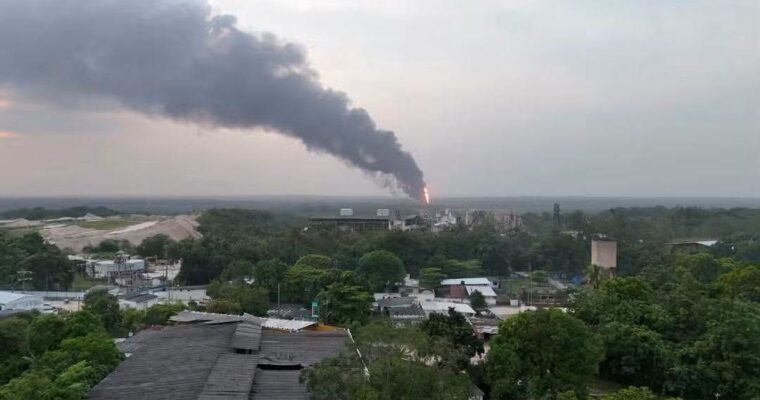 Explosión en Veracruz