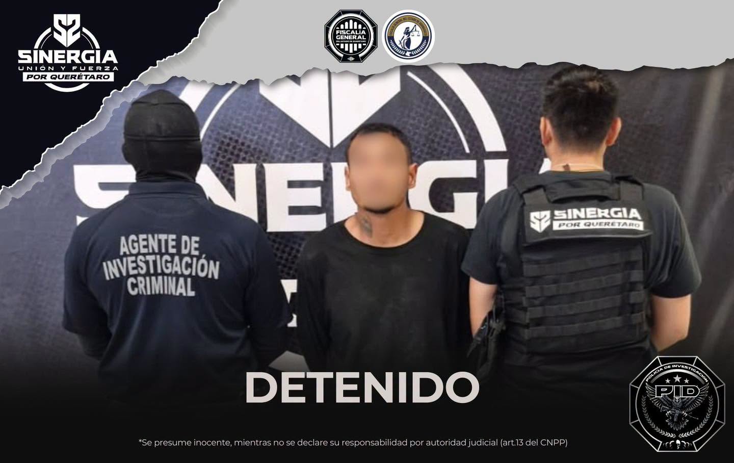 Detienen a extorsionador en Querétaro