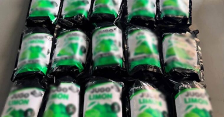 Jugo de limón michoacano, era droga