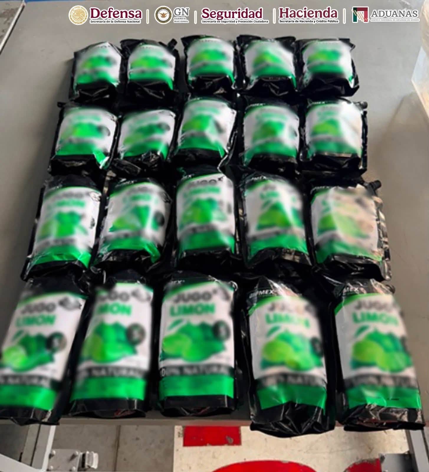 Jugo de limón michoacano, era droga