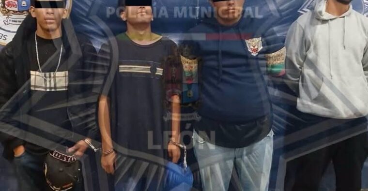 Detenidos por robo a comercio en León