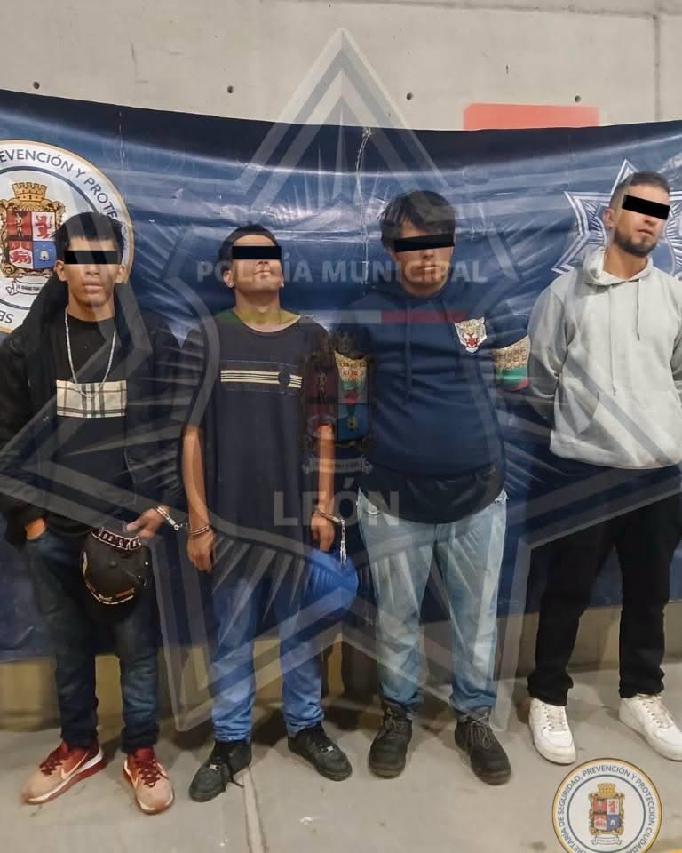 Detenidos por robo a comercio en León