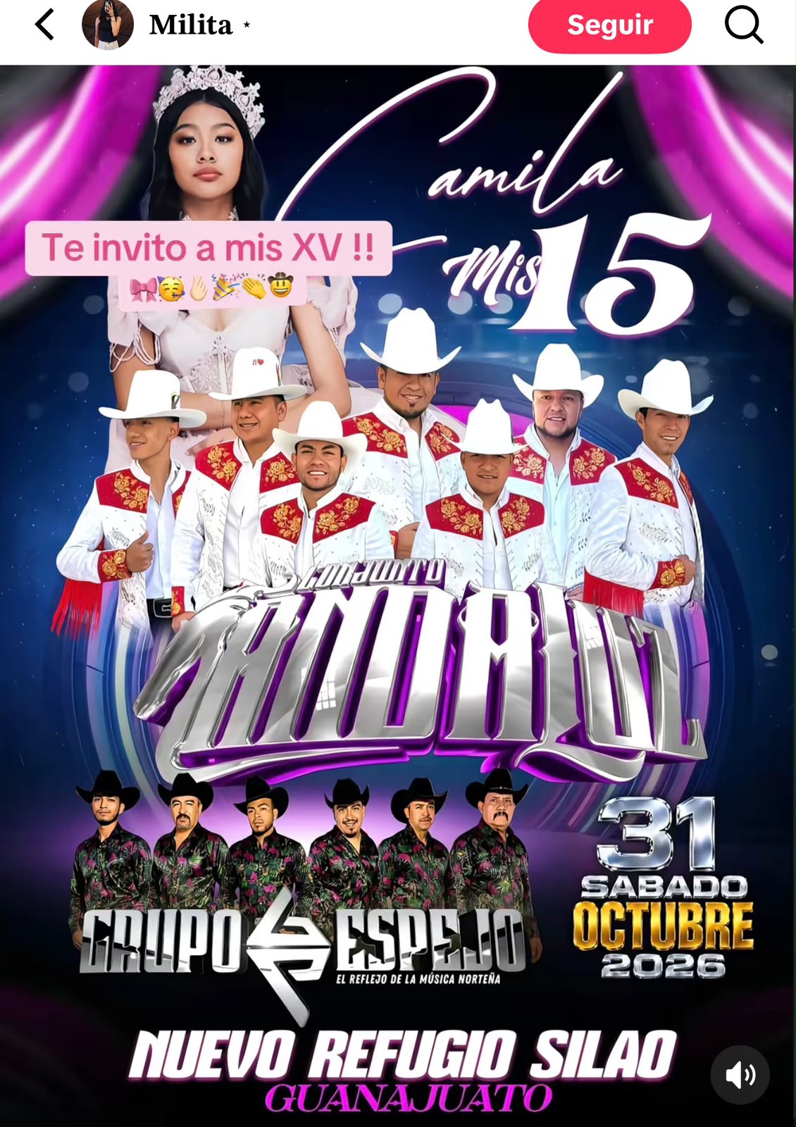 Invitación a 15 años se hace viral en Silao