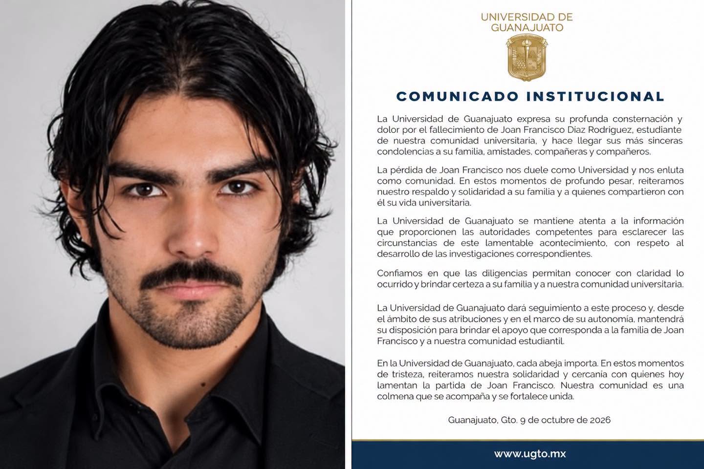 Confirman muerte de estudiante