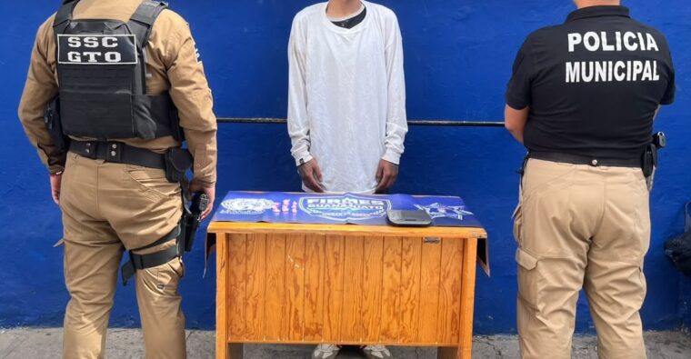 Detenidos en Guanajuato Capital