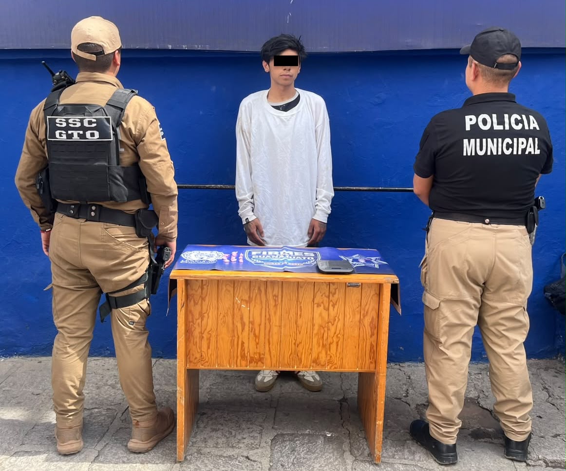 Detenidos en Guanajuato Capital